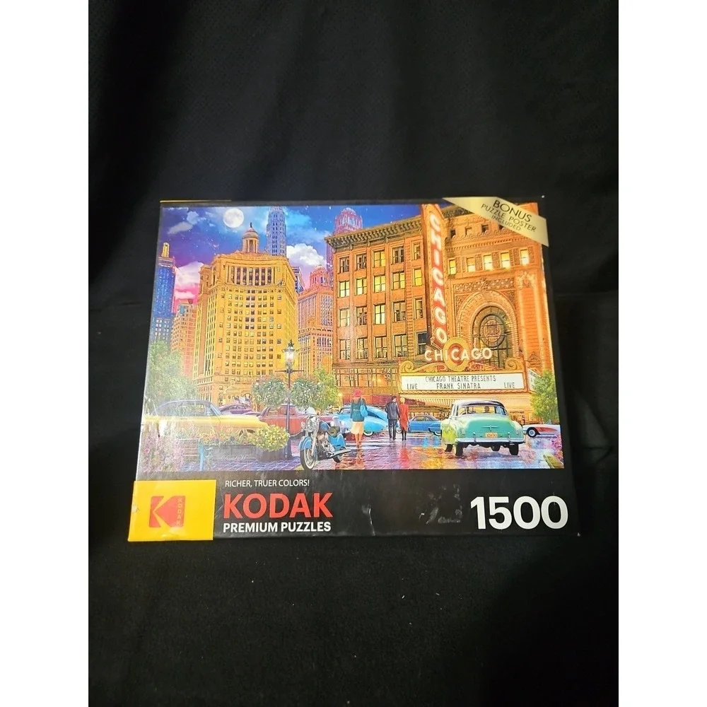 KODAK PREMIUM PUZZLES 1500‎ Famous Chicago Threater